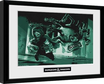 Framed Poster Dungeons & Dragons - Beholder