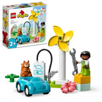 LEGO Duplo - Wind turbine and electric car