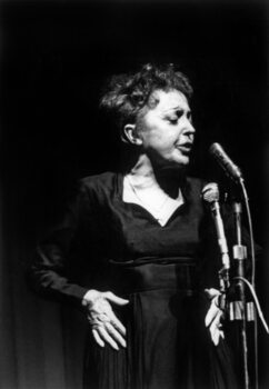 Принти на полотні Edith Piaf on Stage, Paris, 1962