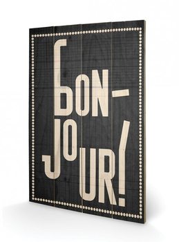 Ξύλινη τέχνη Edu Barba - Bonjour