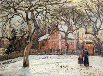 Chestnut Trees at Louveciennes, c.1871-2 Taidejuliste