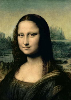 Detail of the Mona Lisa, c.1503-6 Taidejuliste