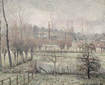 Snow Effect at Eragny, 1894 Taidejuliste