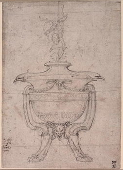 Study of a decorative urn Taidejuliste