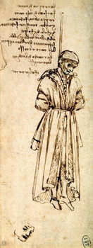 Study of the Hanged Bernardo di Bandino Baroncelli, assassin of Giuliano de Medici, 1479 Taidejuliste