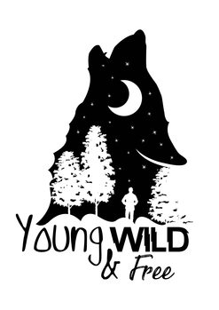Eksklusiiviset taidevalokuvat Young, Wild & Free - White