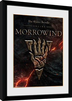 Κορνιζαρισμένη αφίσα Elder Scrolls Online Morrowind - Logo