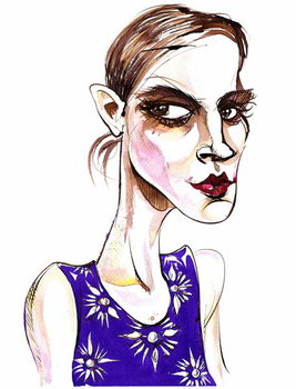 Принти на полотні Emma Watson -  caricature