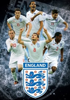 ENGLAND - stars 3D - плакат (poster)