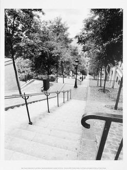 Art Print Escalier de Montmartre