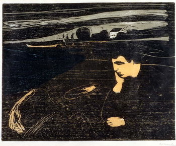 Принти на полотні Evening, Melancholy: On the Beach