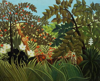 Принти на полотні Exotic landscape, 1910