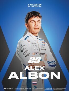 Художествен печат F1 Print Store Driver Series - Alex Albon
