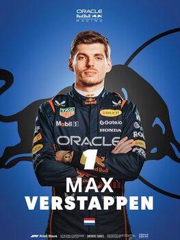 Art Print F1 Print Store Driver Series - Max Verstappen