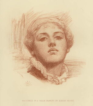 Sticker Fac-simile of a Chalk Drawing