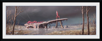 Framed Poster Fallout 4 - Red Rocket