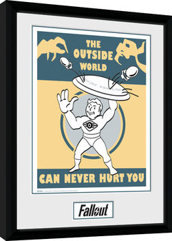 Framed poster Fallout - Outside
