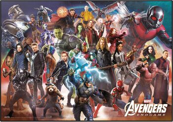 Pöytämatto Avengers: Endgame - Line Up