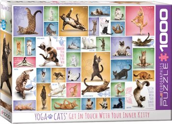Palapeli Yoga Cats
