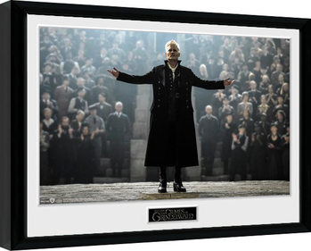 Poster emoldurado Fantastic Beasts 2 - Gellert Grindlewald