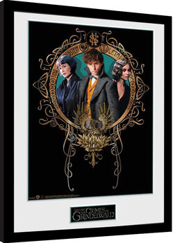 Poster emoldurado Fantastic Beasts 2 - Trio