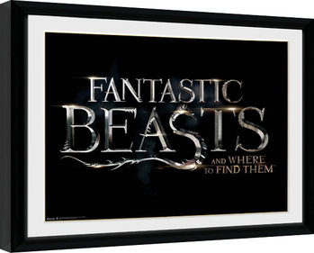 Poster emoldurado Fantastic Beasts - Logo