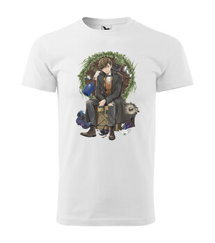 T-shirts Fantastic Beasts - Newt sitting on create