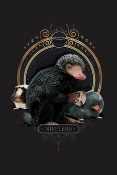 Canvas Print Fantastic Beasts - Nifflers