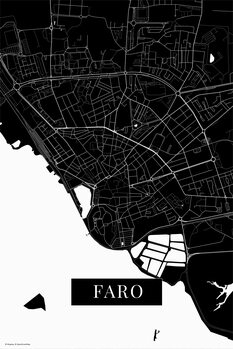Принти на полотні Faro black