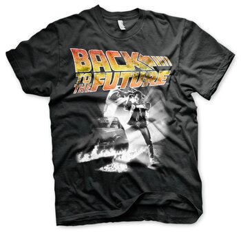 Back To The Future Time Machine Poster White Shirts