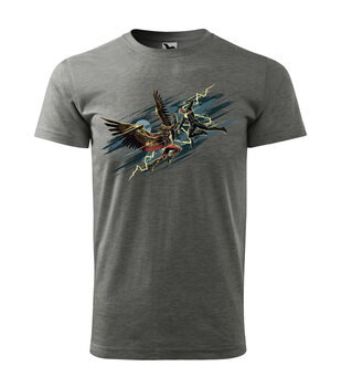 T-shirt Black Adam vs. Hawkman