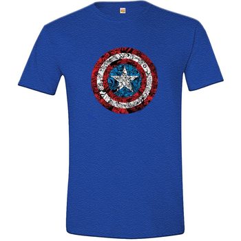 T-shirt Captain America - Collage Shield