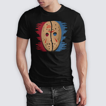 T-shirt Friday the 13th - Jason's Mask Split