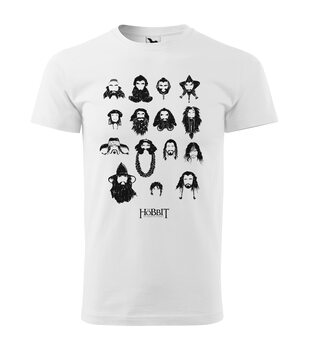 T-shirt Hobbit - Beard Characters