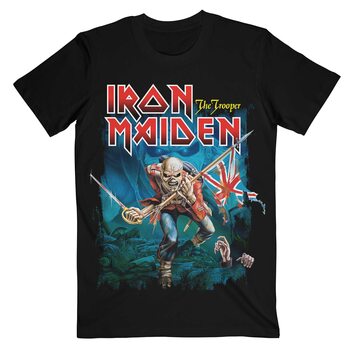 T-shirt Iron Maiden - Trooper Eddie Large Eyes