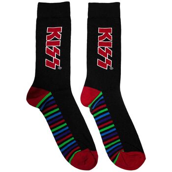 Socks KISS - Red Logo & Stripes