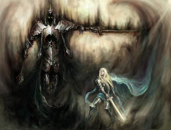 Canvas Print knights