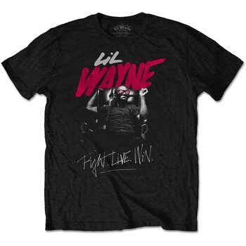 T-shirt Lil Wayne - Fight, Live, Win
