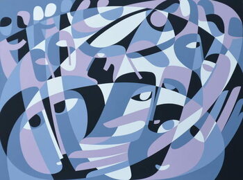 Canvas Print Love Bridge Death, 1991