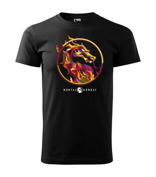 T-shirt Mortal Kombat -  Fire Logo