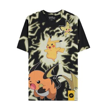 T-shirt Pokémon - Pikachu Lightning