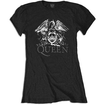 T-shirt Queen - Crest Logo Diamante