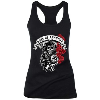 T-shirt Sons of Anarchy - Reaper With Roses