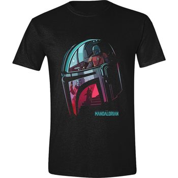 T-shirt Star Wars: The Mandalorian - Helmet Reflection