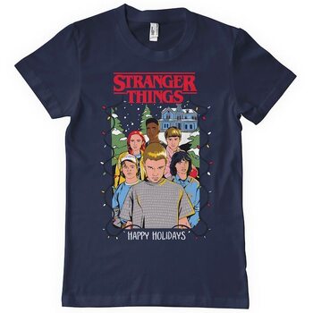 T-shirt Stranger Things - Happy Holidays