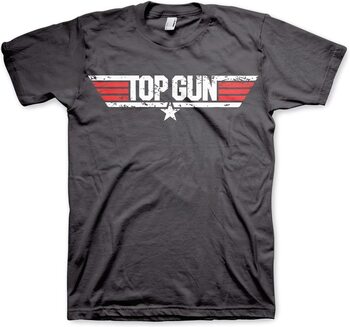 T-shirt Top Gun - Distressed Logo