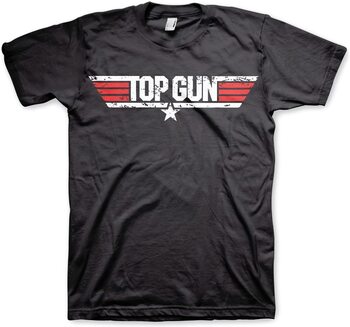 T-shirt Top Gun - Distressed Logo