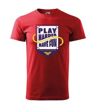 T-shirt Wonder Woman - Play Harder Have Fun