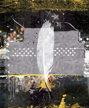 Принти на полотні feather, 2014