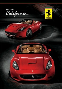 Ferrari - california - плакат (poster)